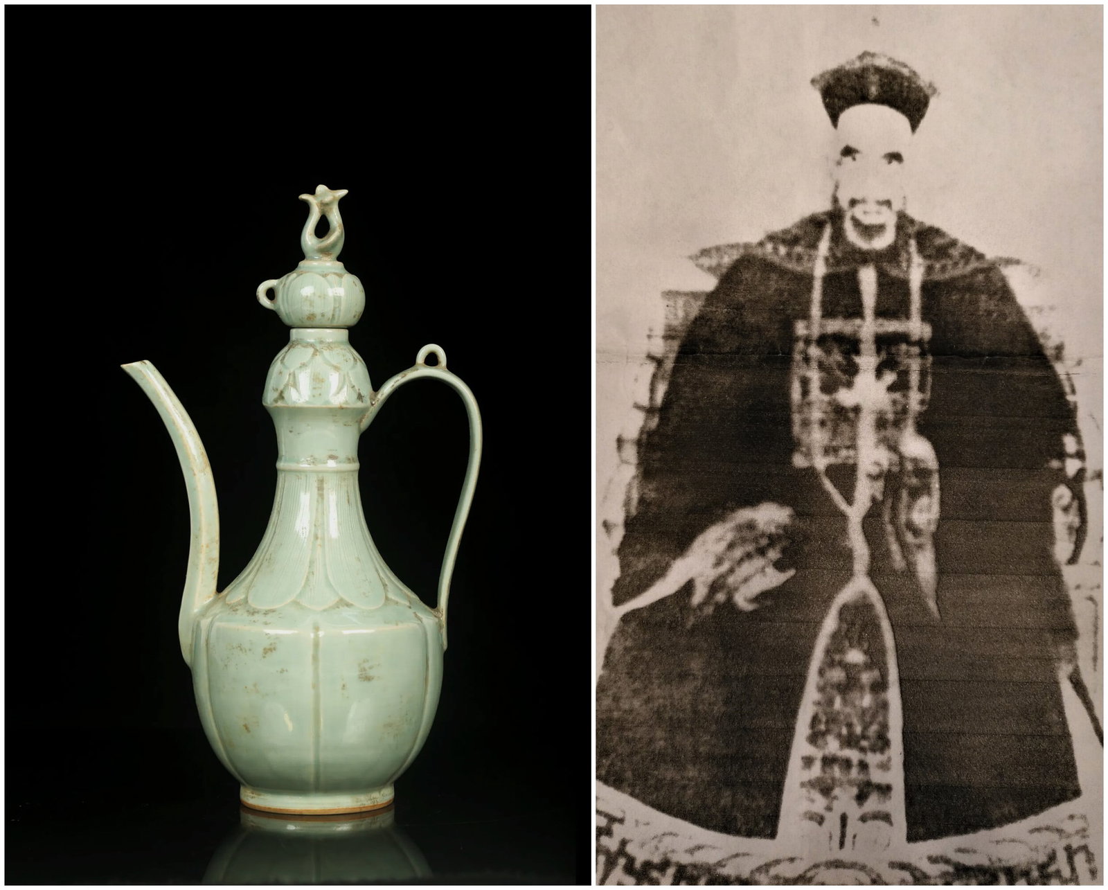 Chinese song dynasty longquan-yao celadon glazed teapot (1 of 10)