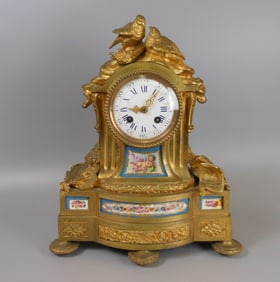 France gilt bronze clock