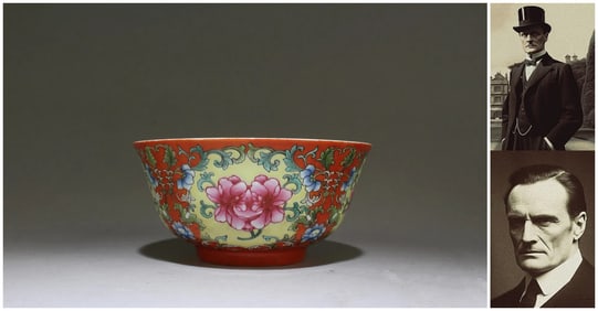 Chinese famille rose porcelain bowl
