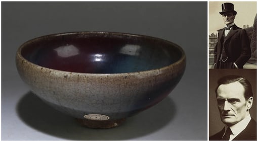 Chinese Jun type porcelain bowl