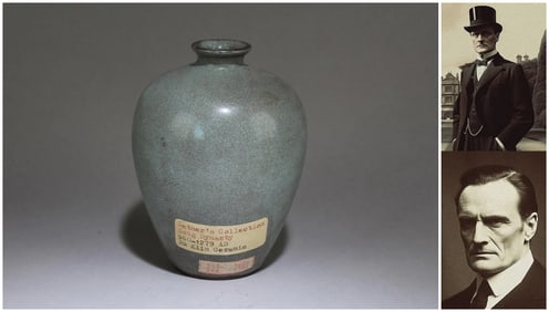 Chinese longquan type porcelain meiping