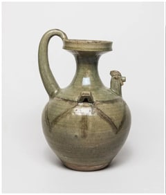 Chinese yue-yao celadon porcelain teapot