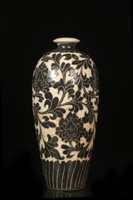 Chinese cizhou-yao porcelain meiping