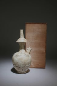 Chinese white glazed porcelain Jun chi