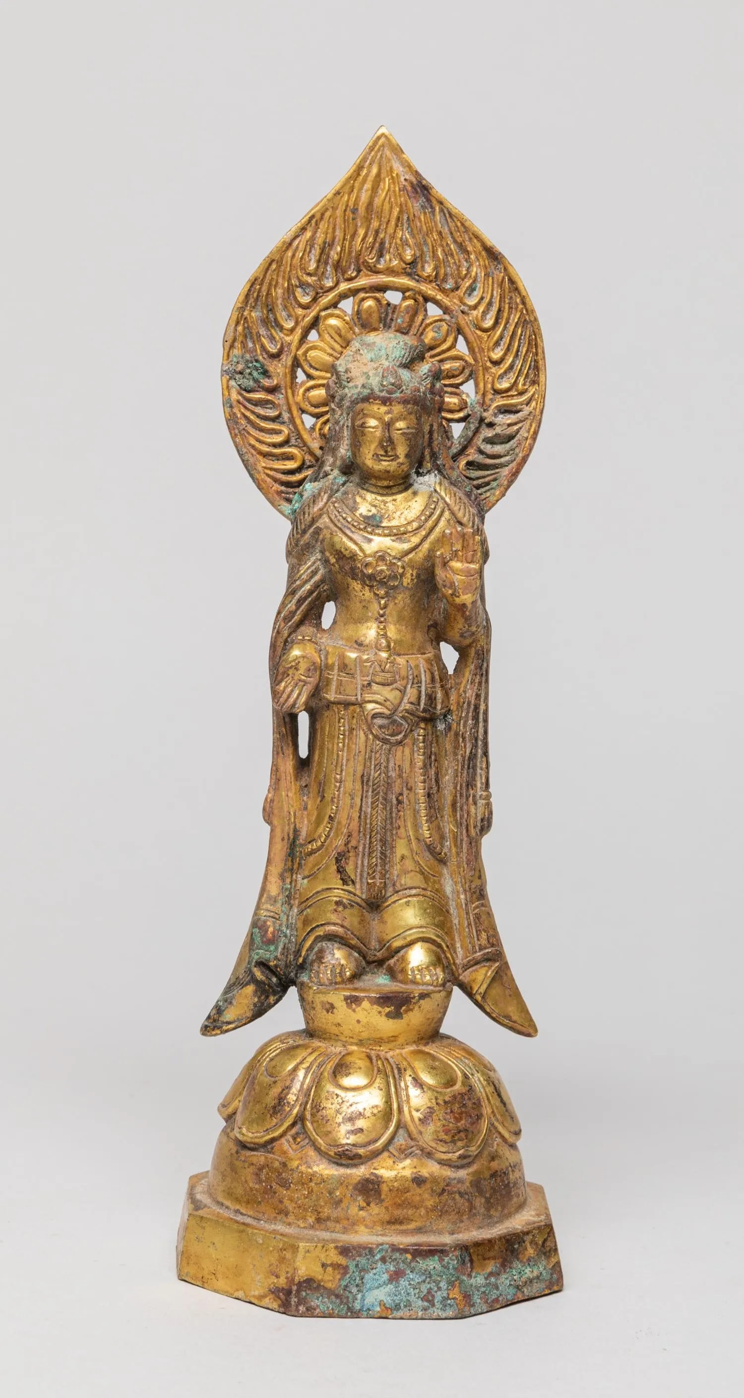 Chinese gilt bronze Buddha (1 of 10)