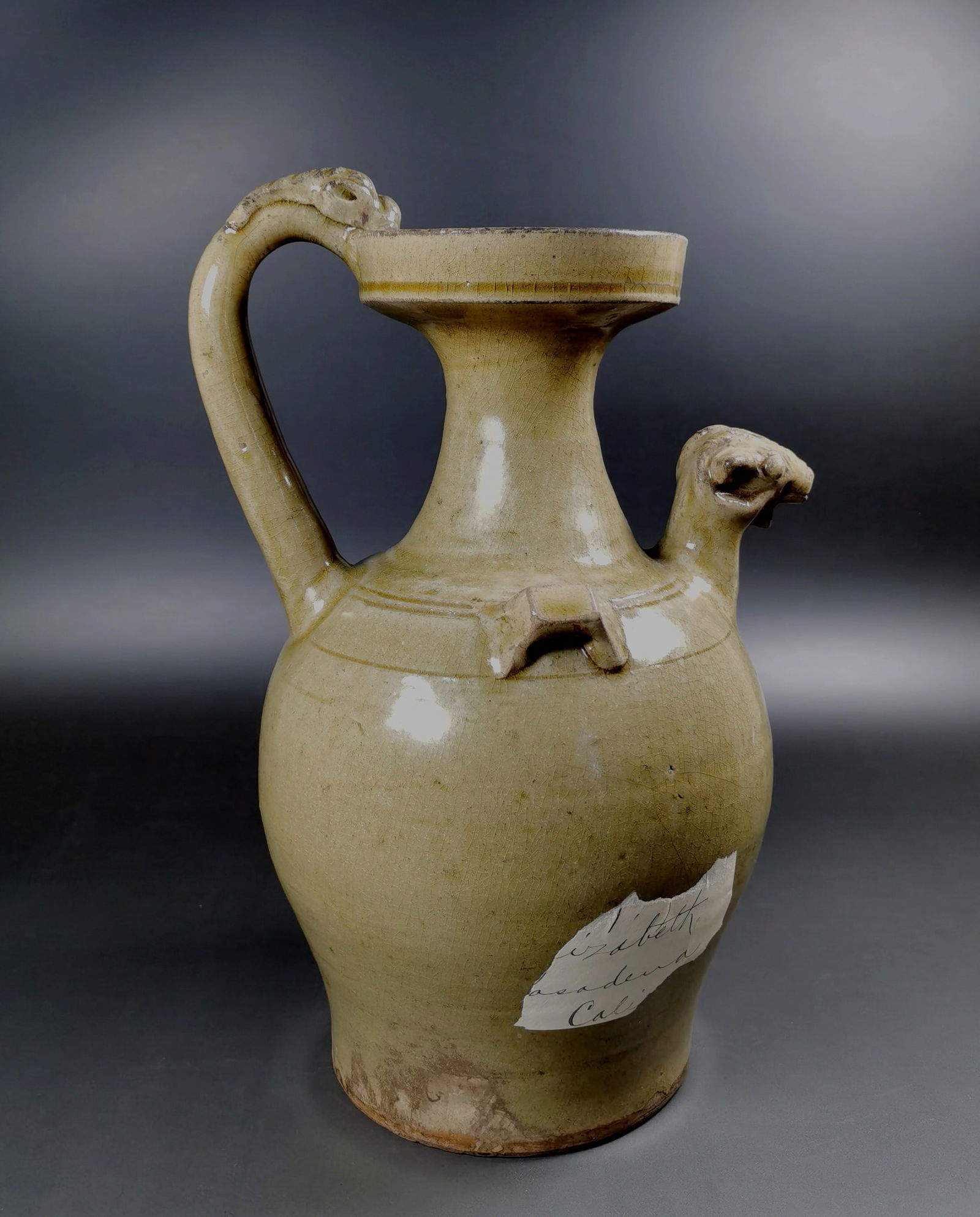 Chinese celadon glazed porcelain teapot (1 of 8)