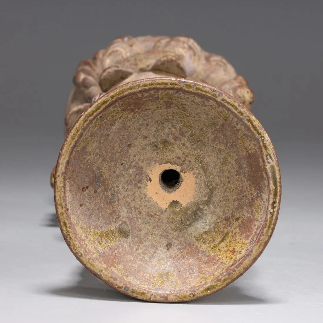 Chinese ceramic figure candlestick - 5