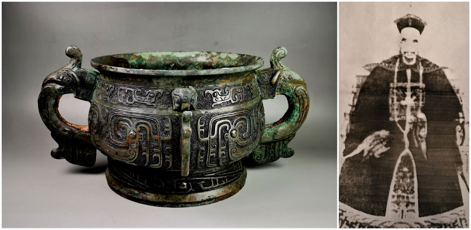 Chinese bronze gui (1 of 7)