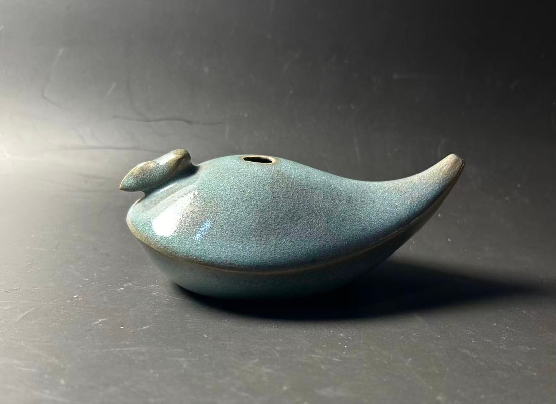 Chinese ru type porcelain dropper (1 of 8)