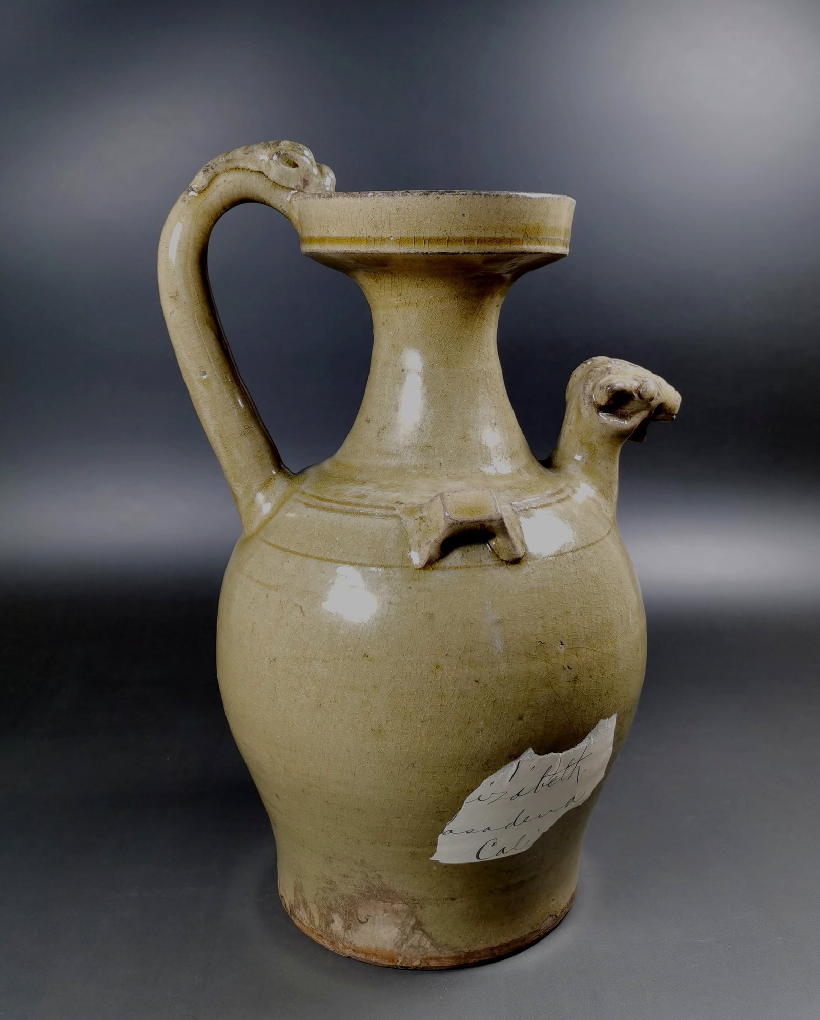 Chinese celadon glazed porcelain teapot (1 of 8)