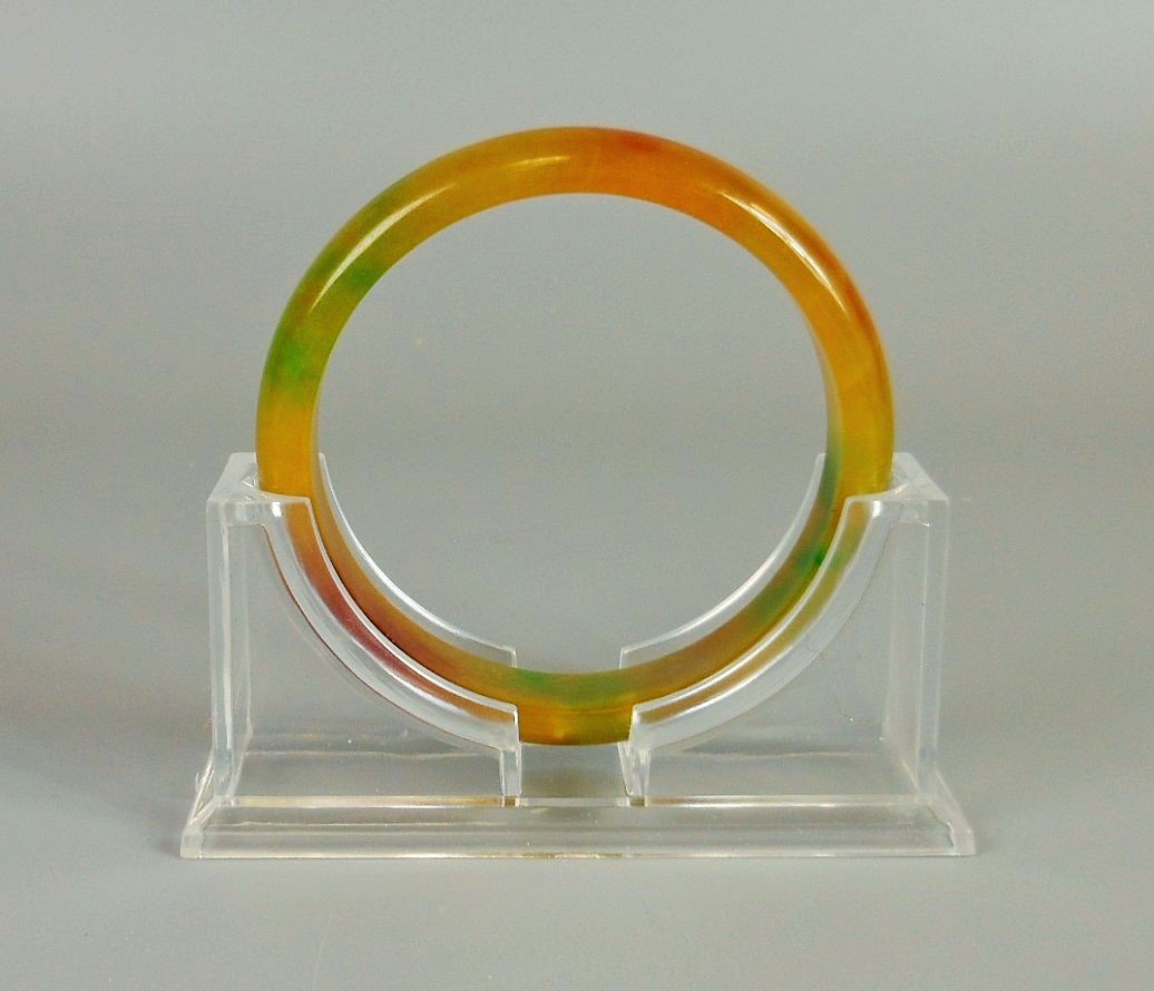 A Chinese beautiful jadeite bangle bracelet (1 of 5)