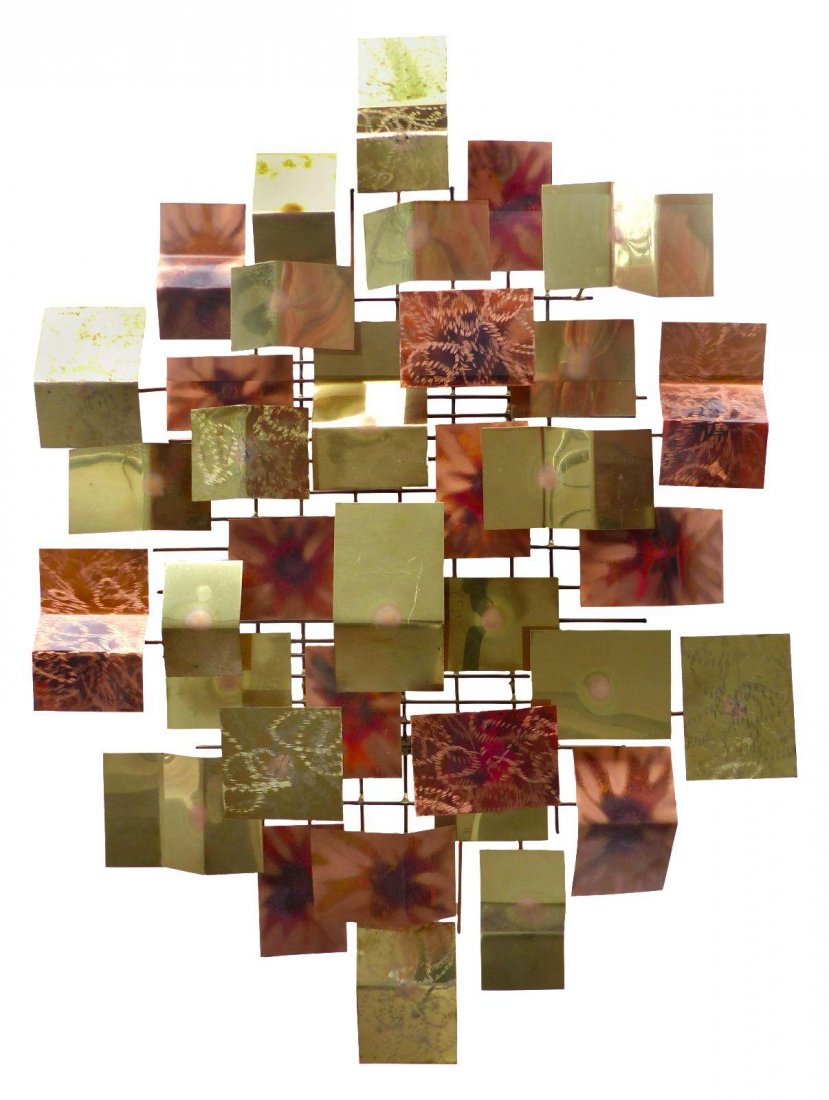 70's Brutalist Midcentury Modern Wall Sculpture Higgins (1 of 8)