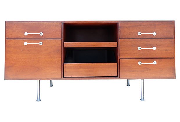 Mid Century Modern Walnut Credenza attr. to Jens Risom (1 of 6)