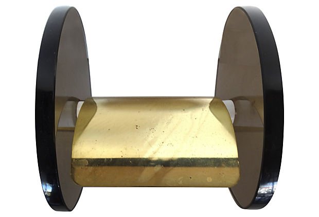 Fontana Arte Italy Crystal & Brass Dispenser (1 of 5)