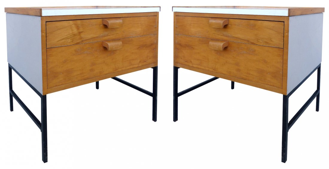 Jens Risom Knoll Nightstands - Pair (1 of 10)