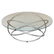 Mid-Century Italian Circular Chrome Coffee Table