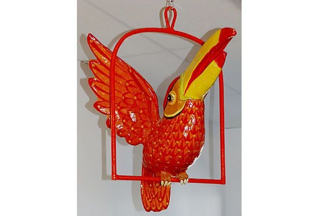 Sergio Bustamante Style Papier Mache Parrot (1 of 7)