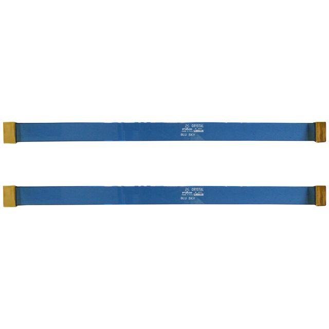 Fontana Arte Crystal & Brass Plated Towel Bars - pair: A pair of Italian Fontan Atre blue crystal and brass plated towel bars. This is a new/old stock piece acquired from the inventory of a lighting shop. Never sold or installed; Retains original labels.2