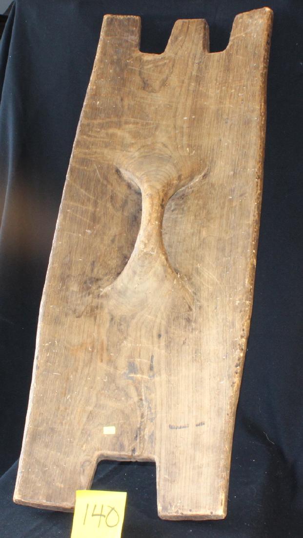 Philippines Tribal Carved Wooden Shield Headhunter (1 of 3)
