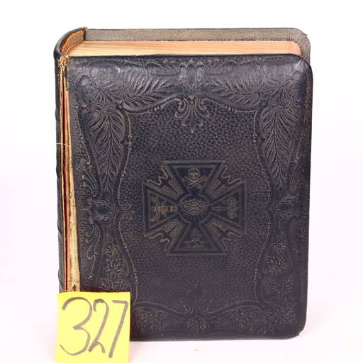 1891 Holeman Pictorial Family Masonic Lodge Bible