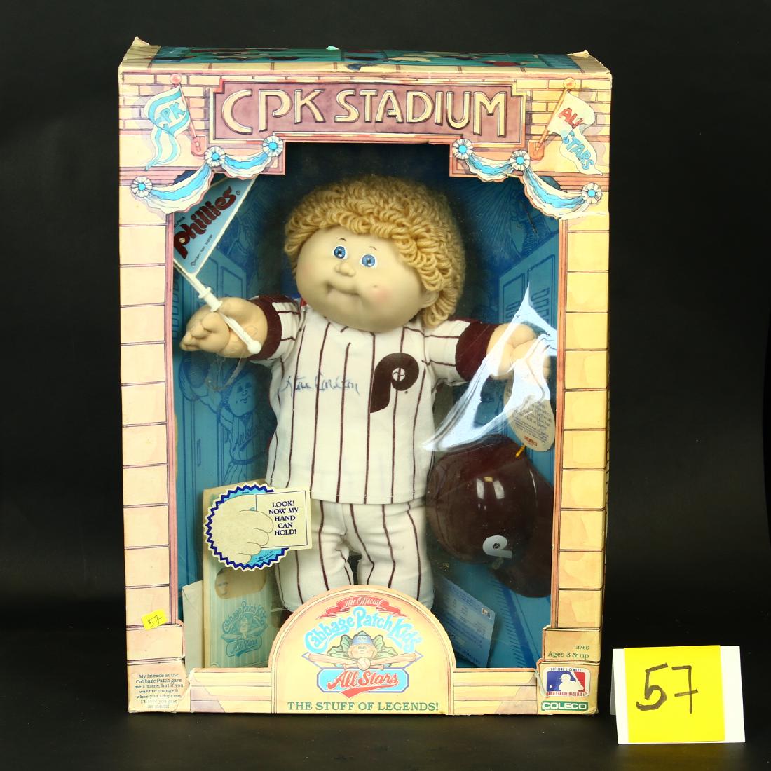 Cabbage Patch Kids Phillies signed by Steve Carlton (1 of 2)
