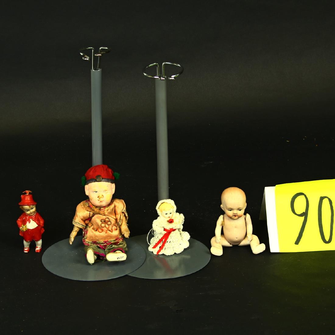 Frozen Charlie, Parian Penny Doll, Jointed Bisque Baby, (1 of 1)