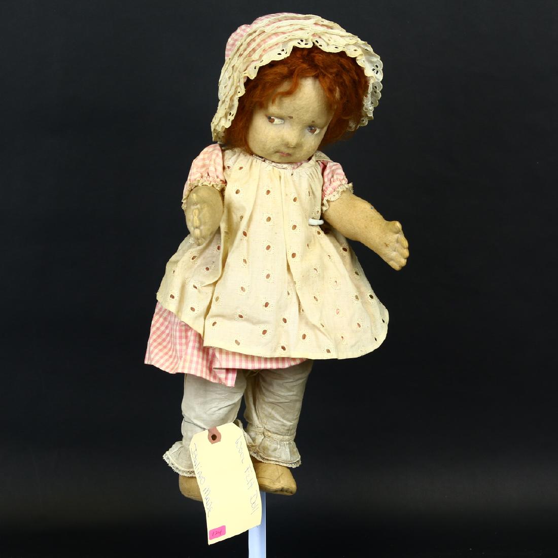 Vintage wool felt doll Italian made (1 of 2)