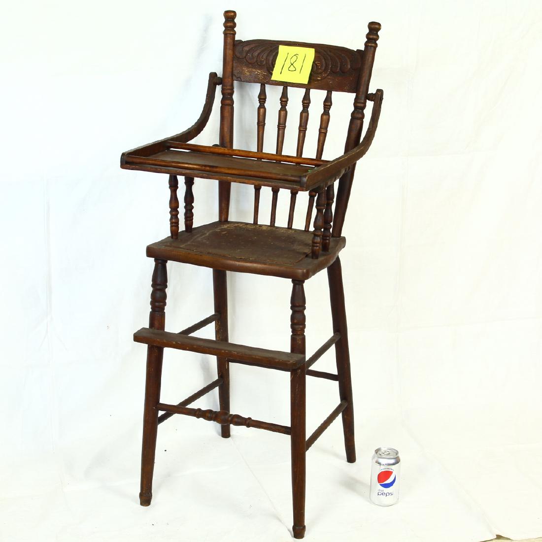 classic wooden high chair
