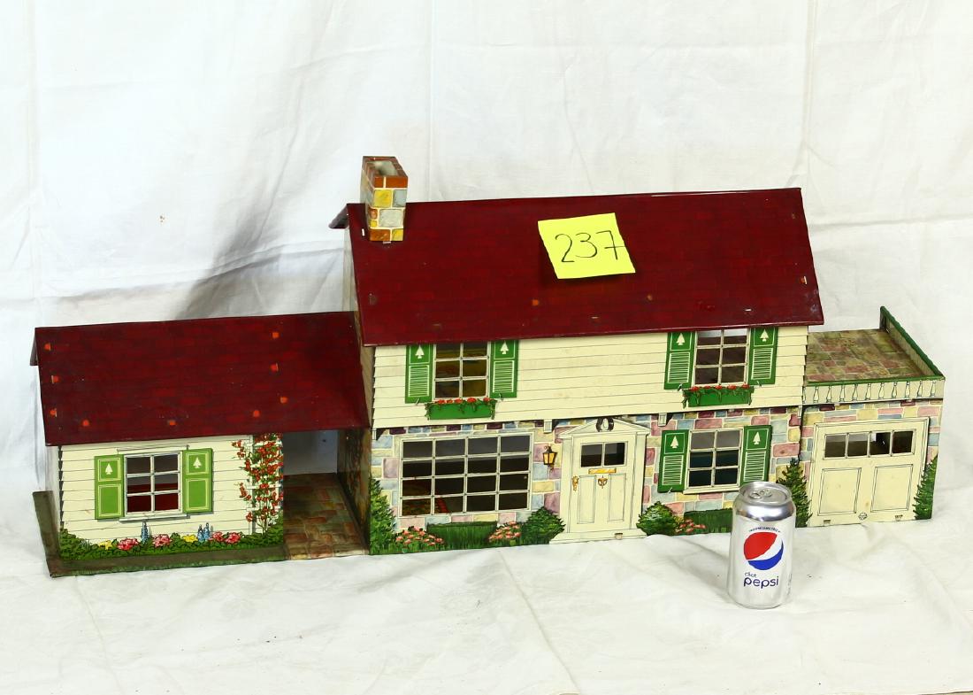 Vintage Metal Dollhouse Mickey And Donald