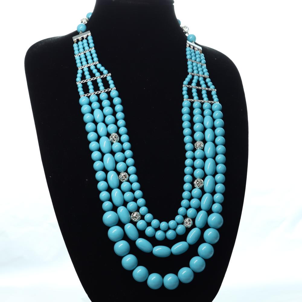 Two Joan Rivers Large Beaded Necklaces (1 of 5)