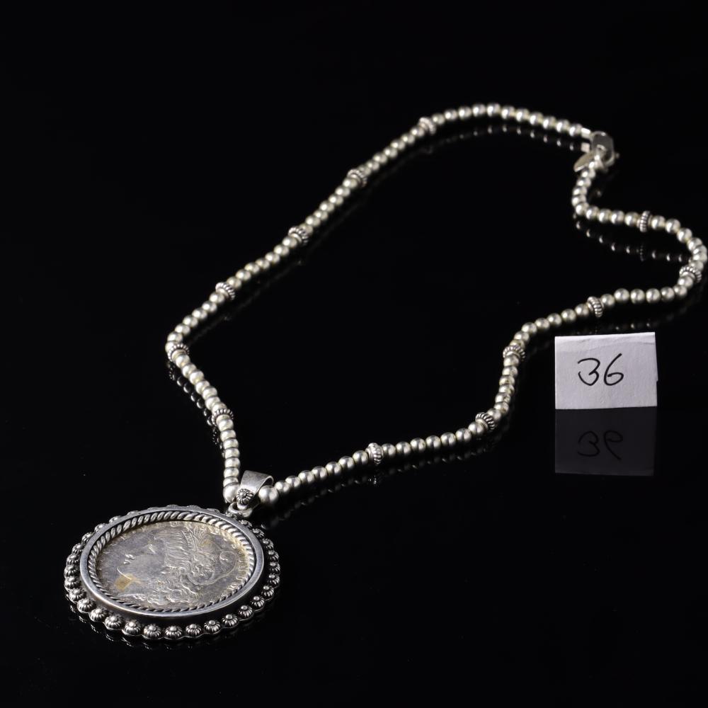 1889 Morgan Silver Dollar Necklace (1 of 4)