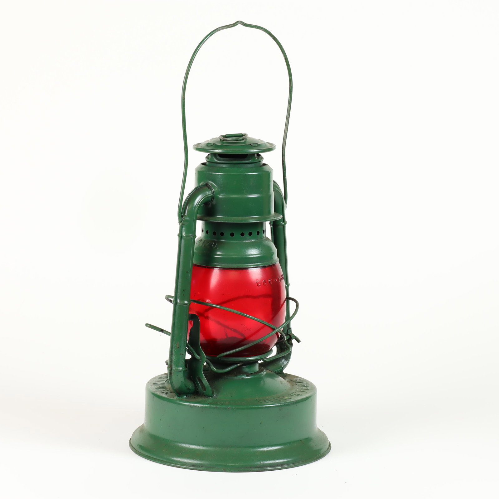 Green Dietz #100 Special RailRoad Lantern (1 of 2)