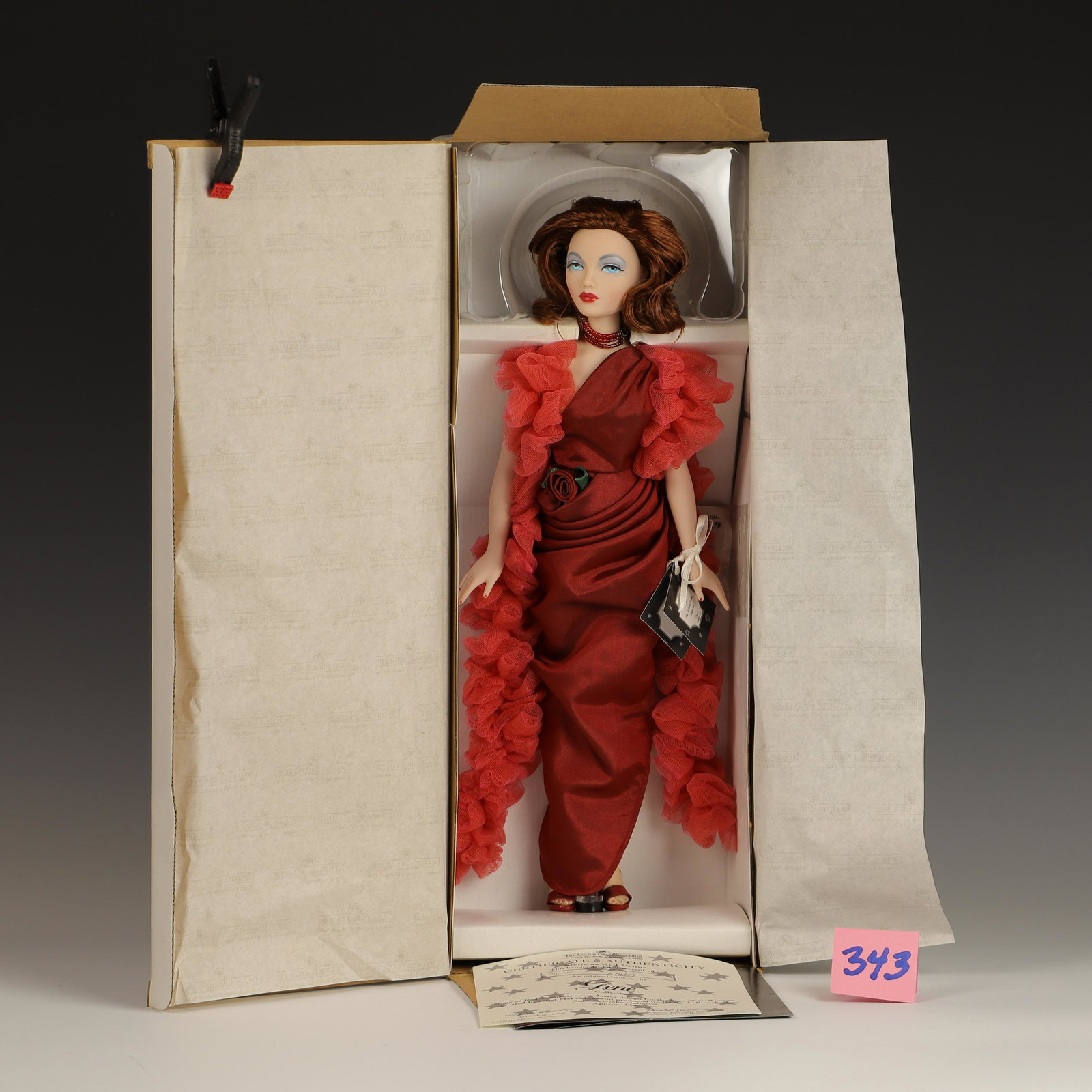 Gene Series Doll The Ashton-Drake Galleries: Red Venus Doll Never removed from original box has COA 15 in tall