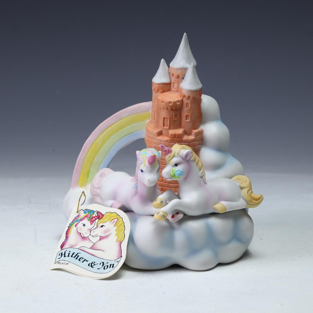Vintage Willitz Unicorn Porcelain Music Box: Vintage Willitz Unicorn Porcelain Music Box 7 inches tall, 7 inches wide
