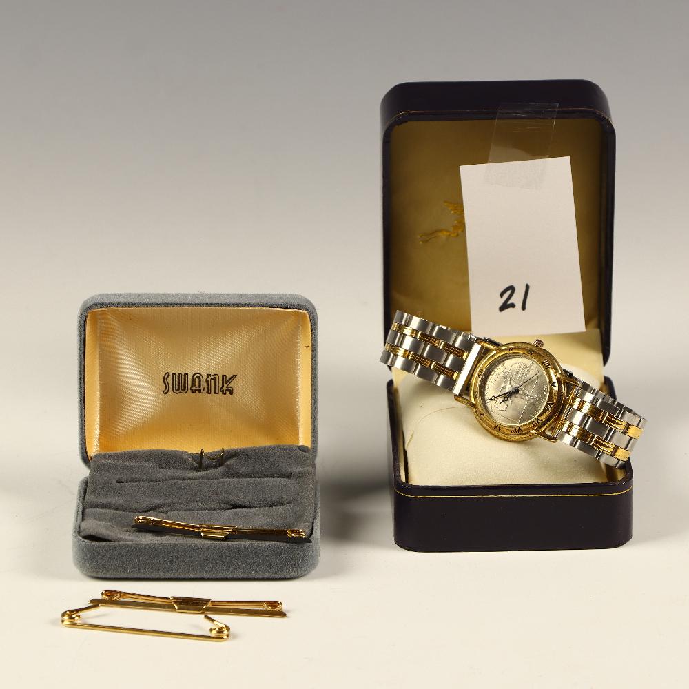 1999 Vintage Virtue Liberty Independence watch and Swank menâ€™s accessories: 2000 Vintage Virtue Liberty Independence watch and Swank menâ€™s accessories