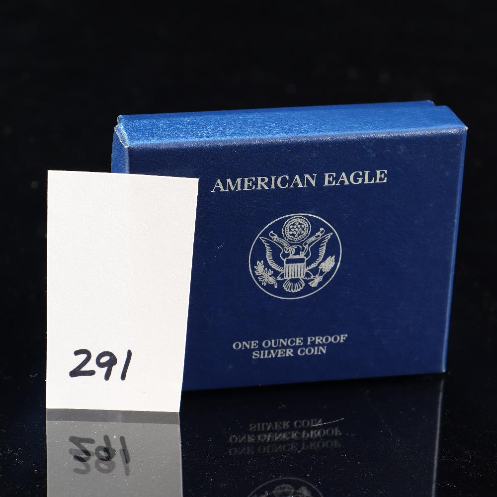 2008 American Eagle 1 oz fine silver dollar uncirculated West Point Minted coin with COA (1 of 4)