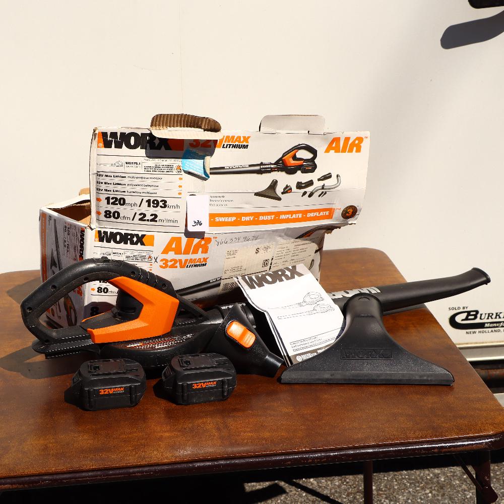 Worx Brand Cordless Leaf and Debris Blower (1 of 2)