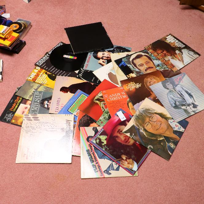 Lot Of Vinyl Records Auction