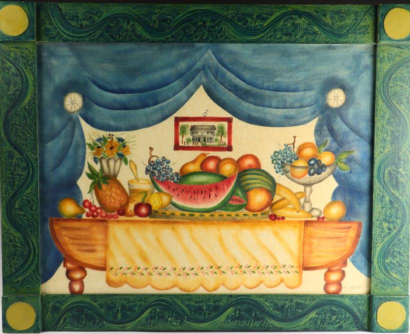 Original Marjorie Yoder Oceanic Theorem on velvet (1 of 2)