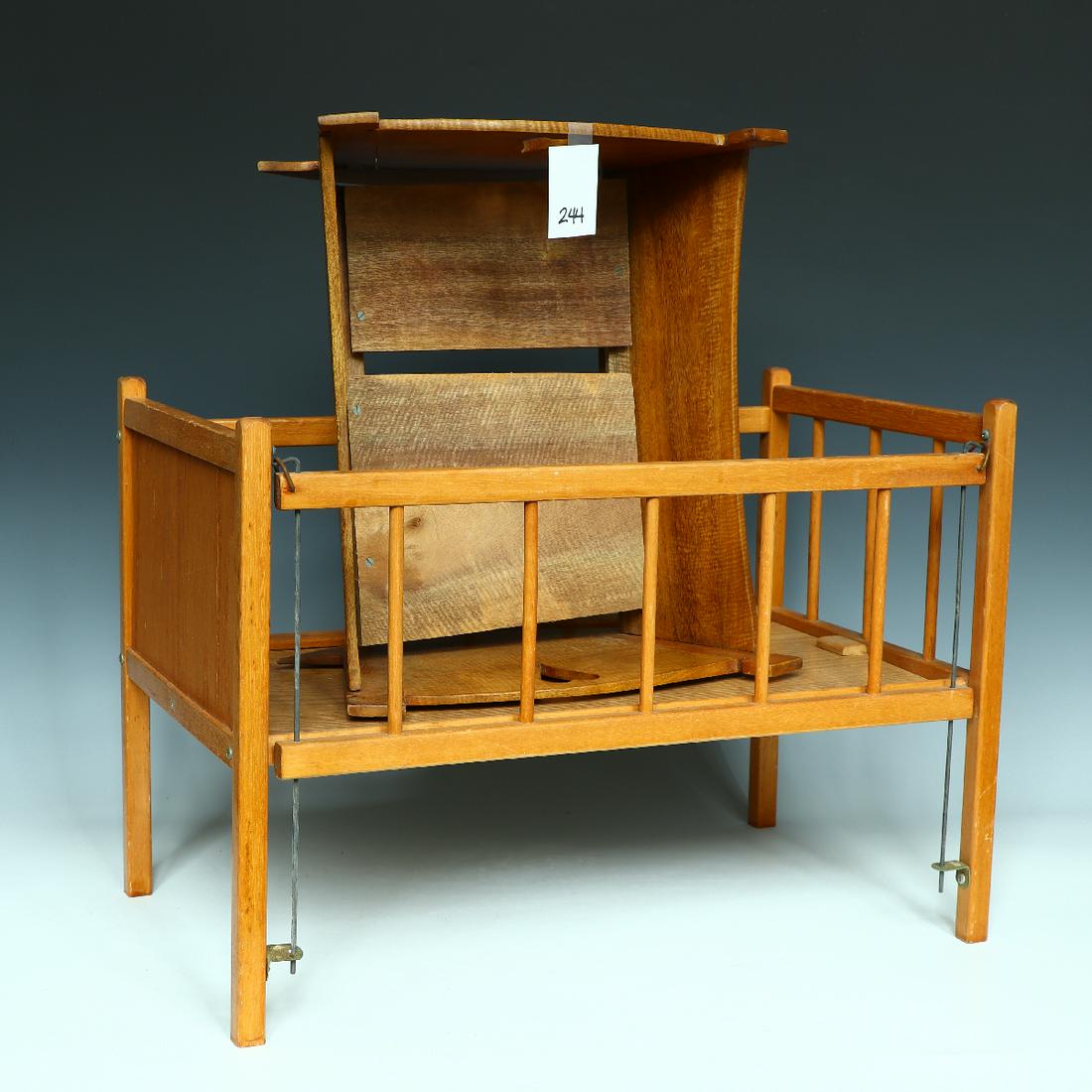 Two Vintage Doll Cribs