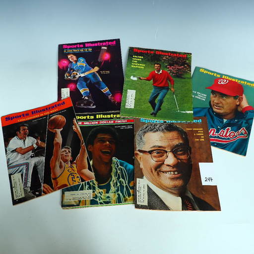 Vintage Sports Illustrated Magazines March And April 1969 6 Pieces