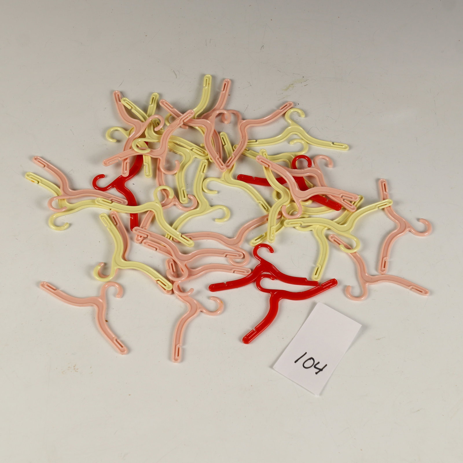 Lot of Vintage Barbie Clothes hangers: Lot of Vintage Barbie Clothes hangers