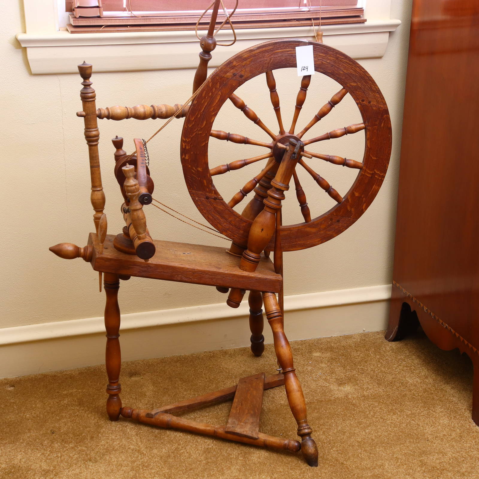 Antique Spinning Wheel Auction