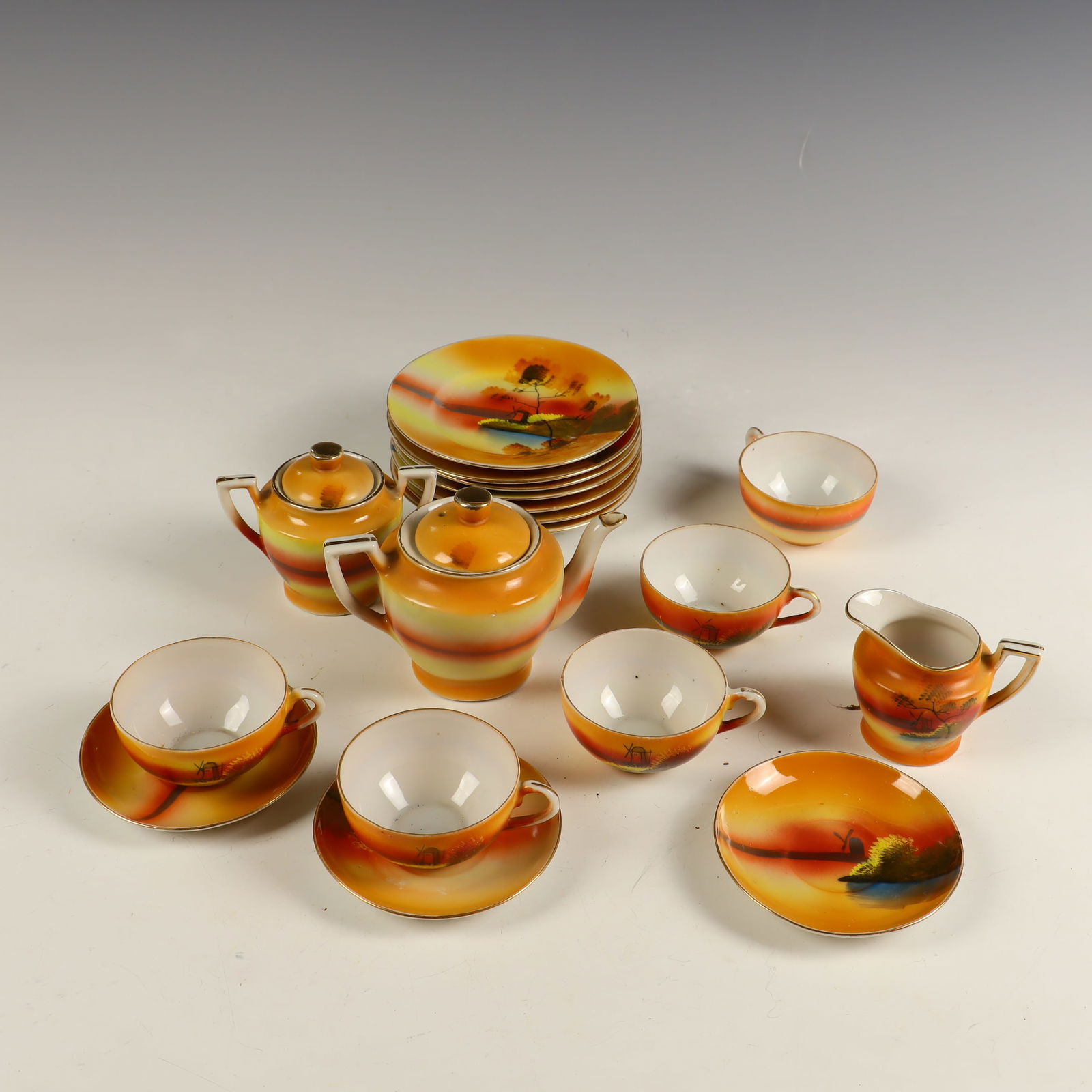 Vintage Japanese tea set: Vintage Japanese tea set