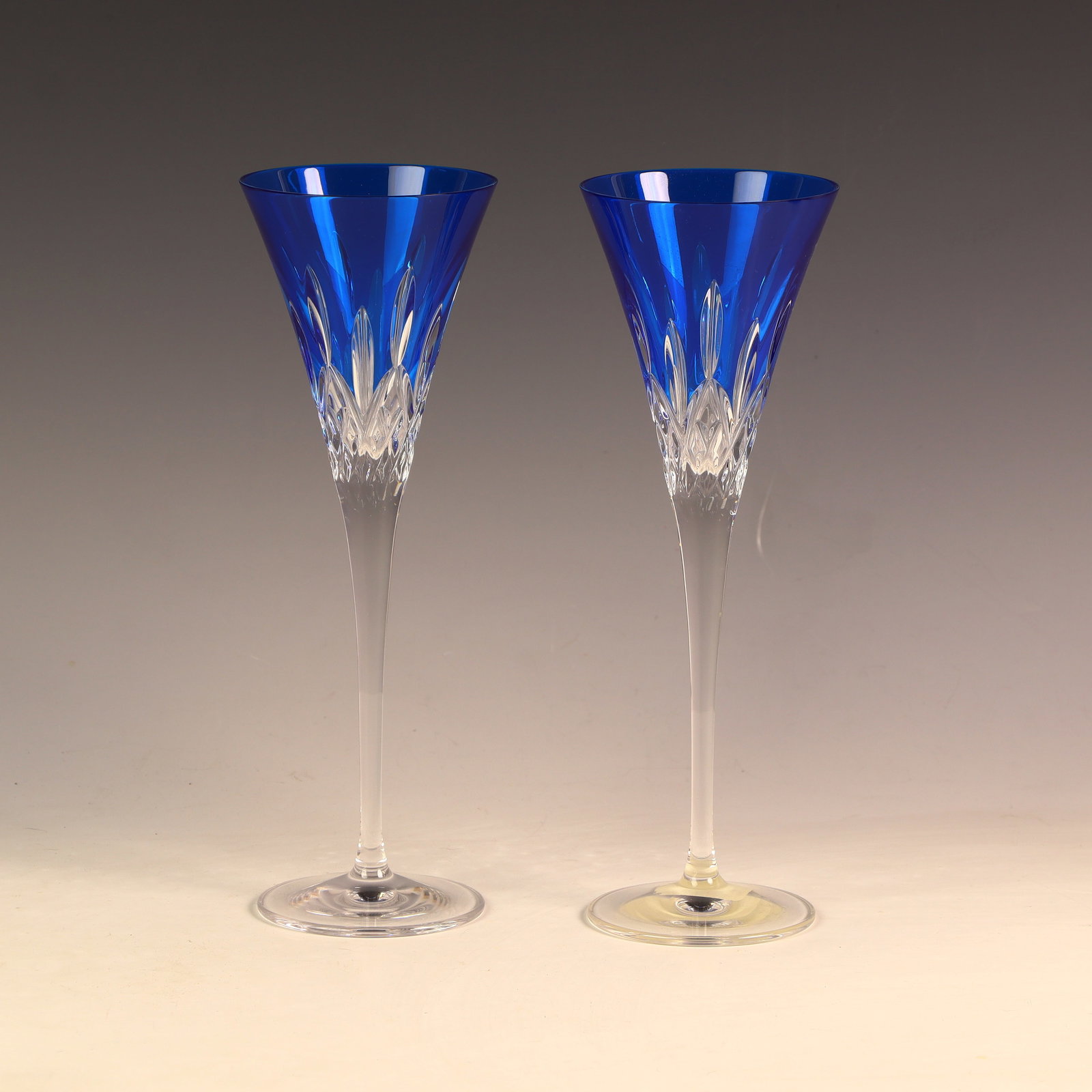 Waterford crystal Pops Cobalt Toasting Flutes (1 of 1)