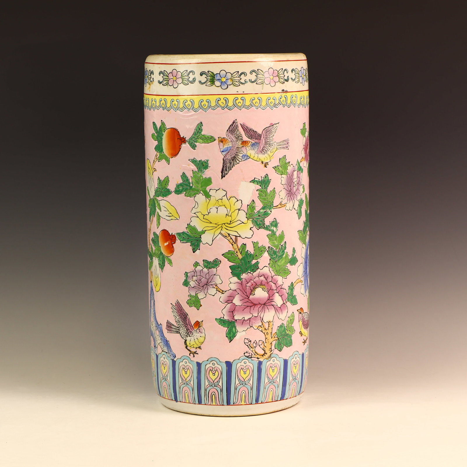 Vintage Oriental Umbrella stand (1 of 3)