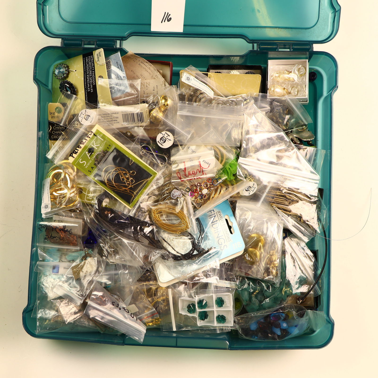 Large lot of bead jewelry making supplies (1 of 2)