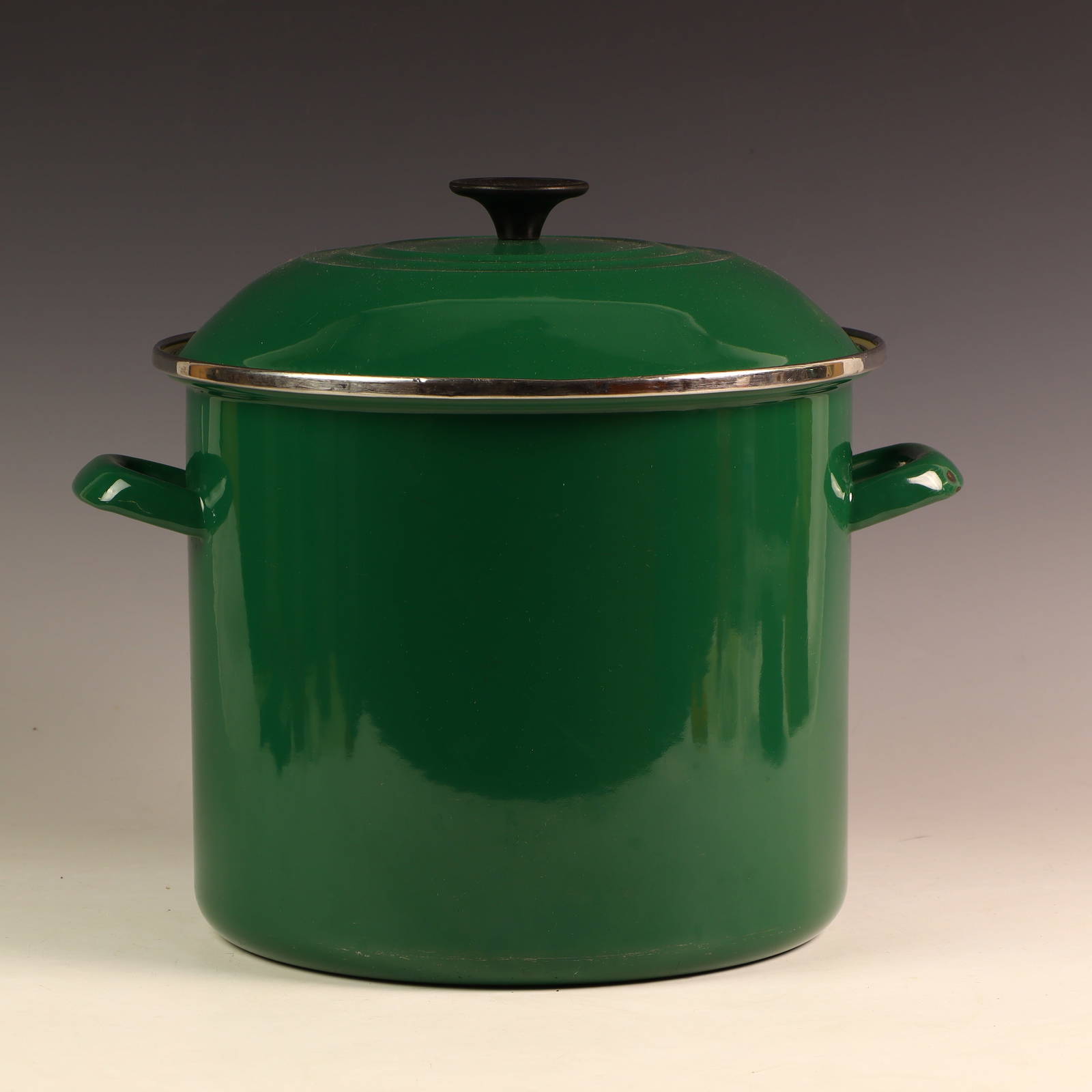 Green Le Creuset Stock Pot Auction