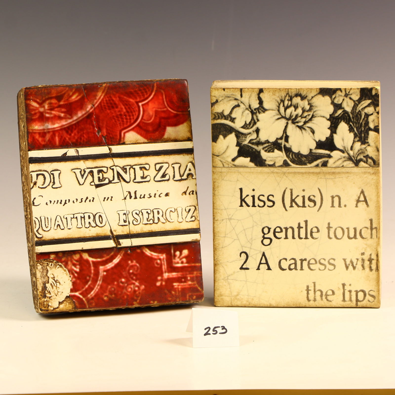 Two Sid Dickens Vancouver, Canada Memory Block Wall Plaques (1 of 2)