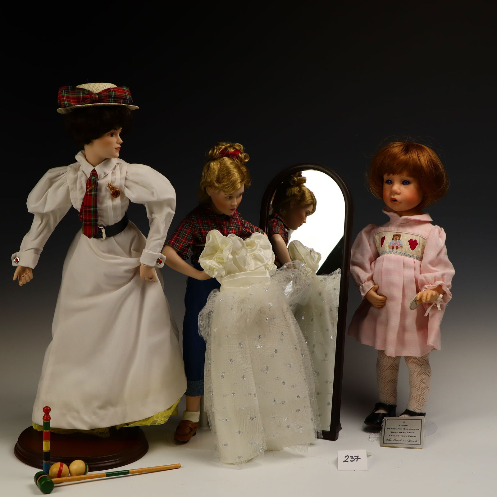 Lot of Three dolls by Danbury Mint (1 of 4)